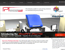 Tablet Screenshot of innovativeprintingtech.com